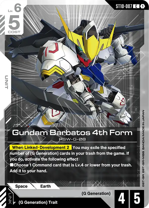 Gundam Barbatos 4th Form ST10-007