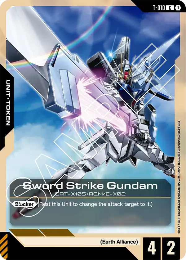 Sword Strike Gundam T-010