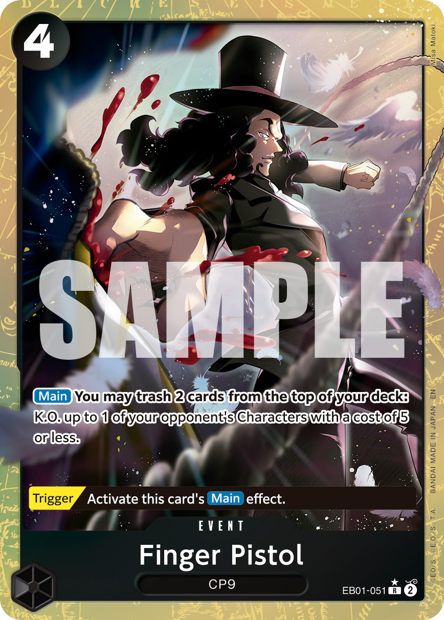 Finger Pistol (Alternate Art) EB01-051