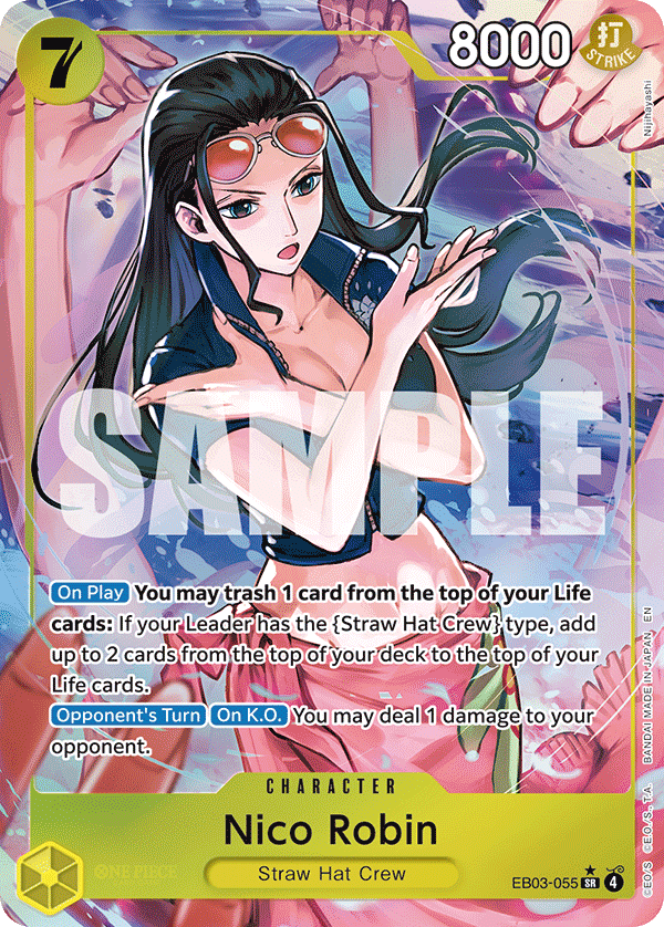 Nico Robin (055) (Alternate Art) EB03-055