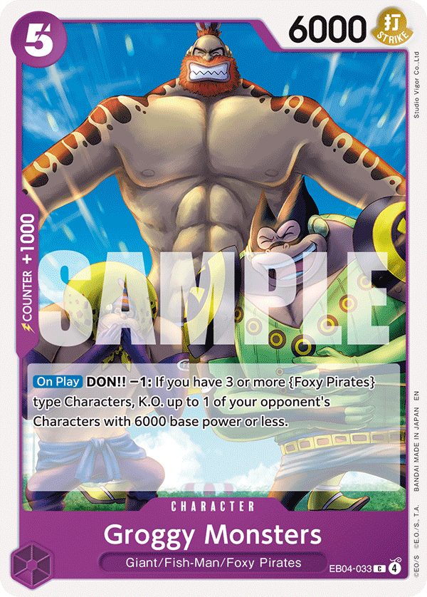 Groggy Monsters EB04-033