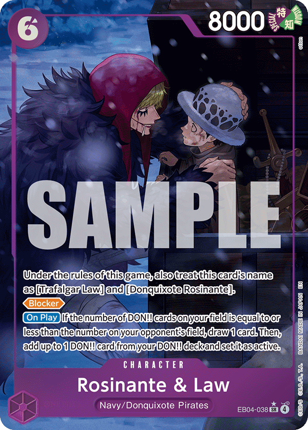 Rosinante & Law (Alternate Art) EB04-038