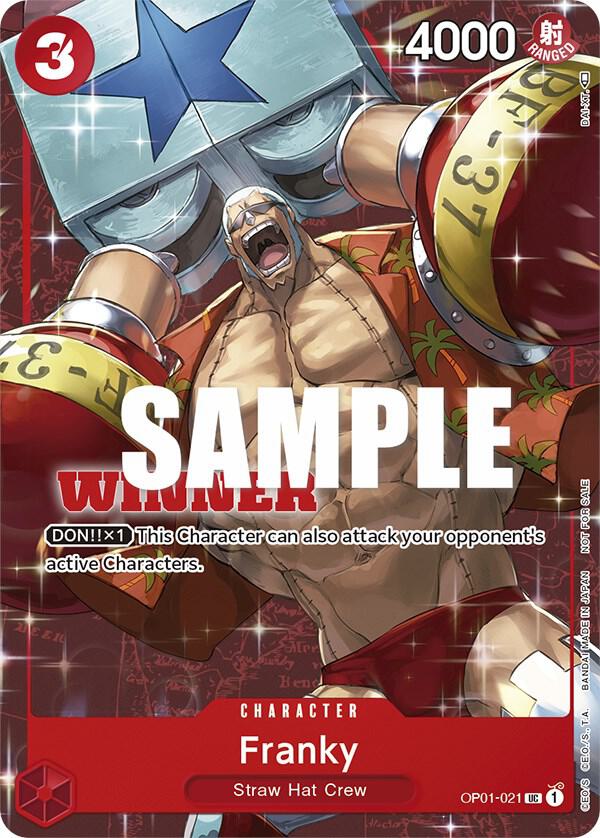 Franky (Tournament Pack Vol. 2) [Winner] OP01-021