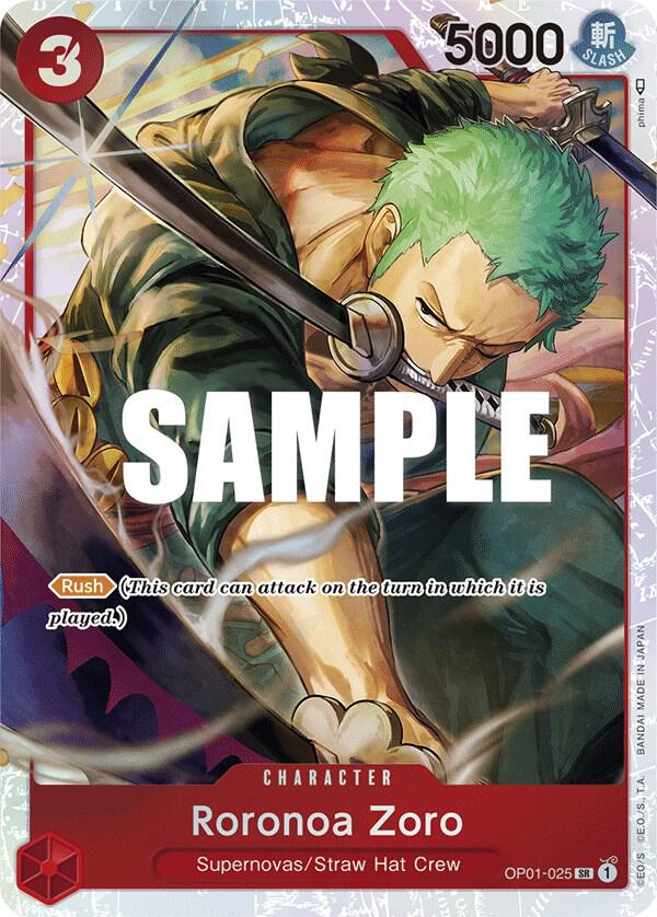 Roronoa Zoro - OP01-025 (Ultra Deck: The Three Captains) OP01-025