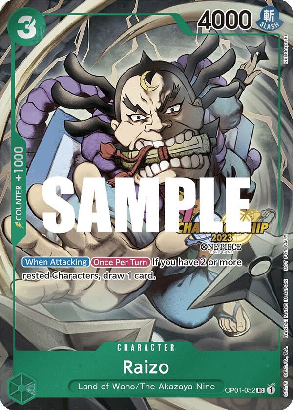 Raizo (CS 2023 Event Pack) OP01-052