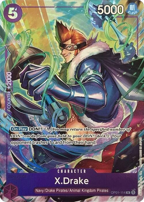 X.Drake (Premium Card Collection -Best Selection Vol. 2-) OP01-114