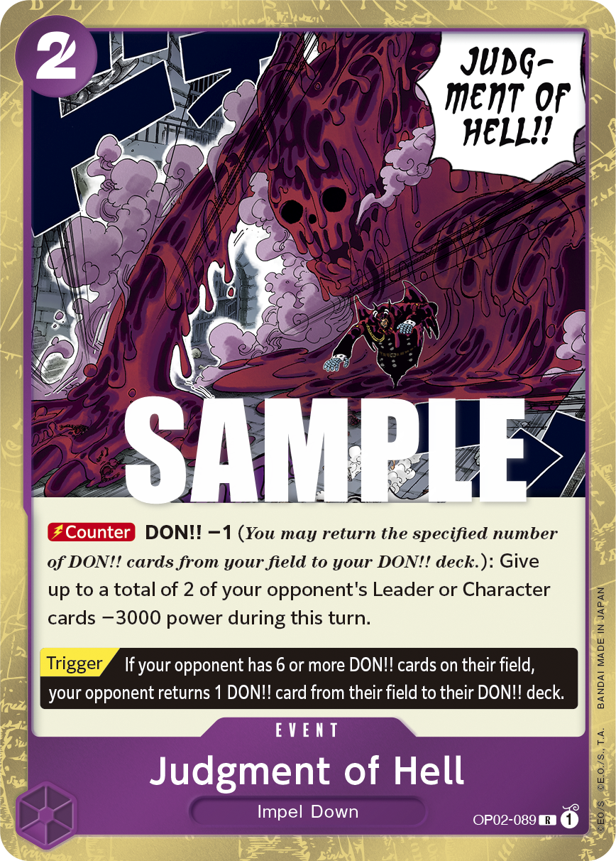 Judgment of Hell OP02-089