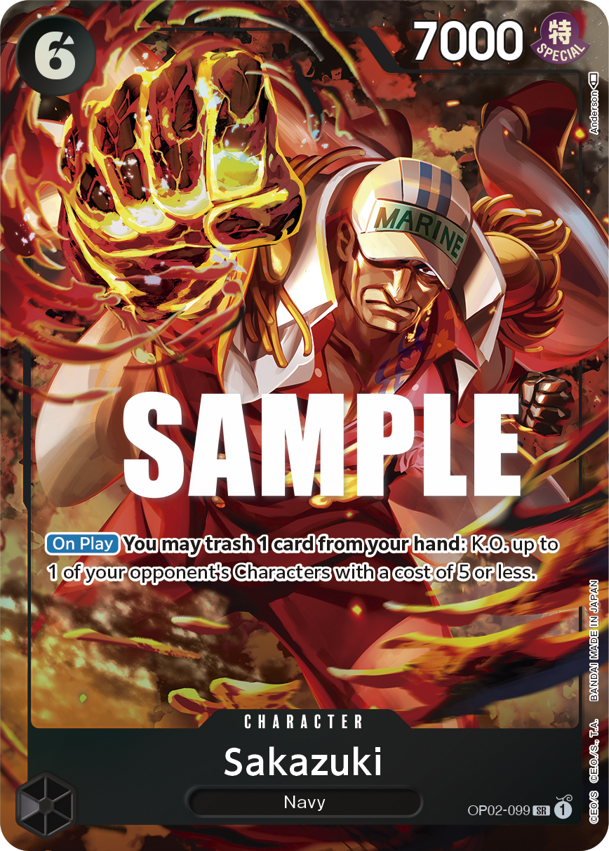 Sakazuki (Alternate Art) OP02-099
