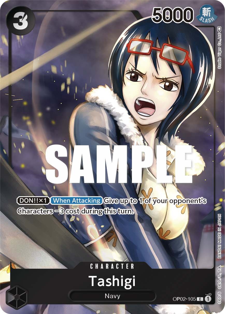 Tashigi (Box Topper) OP02-105