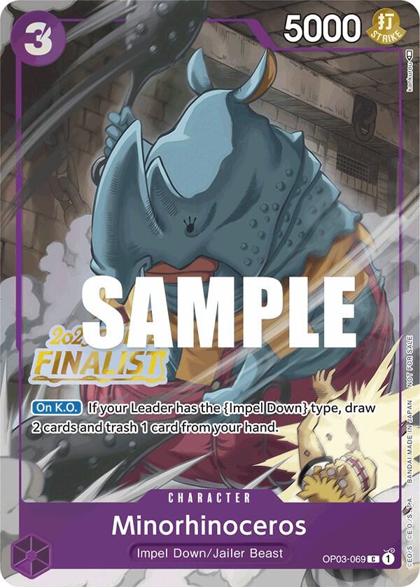 Minorhinoceros (Offline Regional 2023) [Finalist] OP03-069