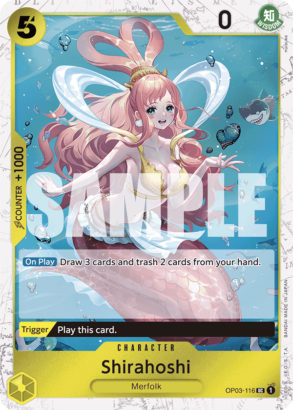 Shirahoshi (OP03-116) (Jolly Roger Foil) OP03-116