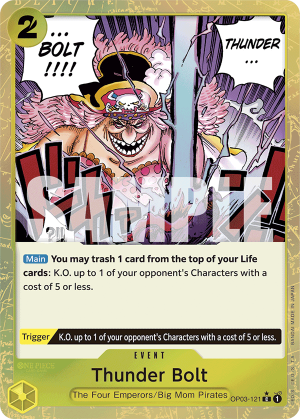 Thunder Bolt (Textured Foil) OP03-121