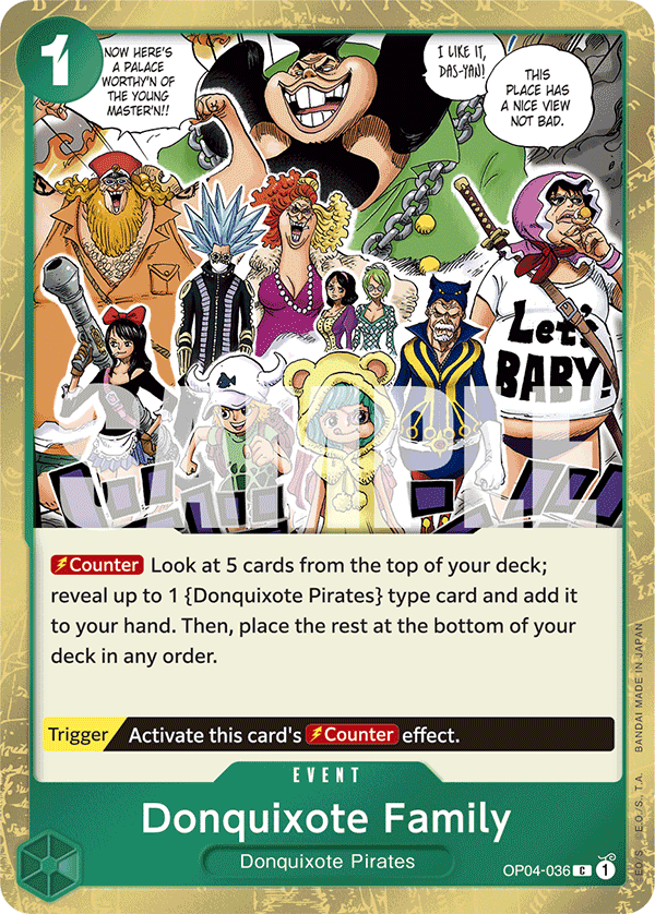 Donquixote Family (Jolly Roger Foil) OP04-036