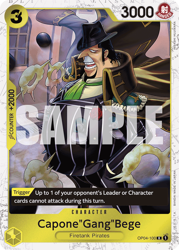 Capone"Gang"Bege (OP04-100) (Jolly Roger Foil) OP04-100