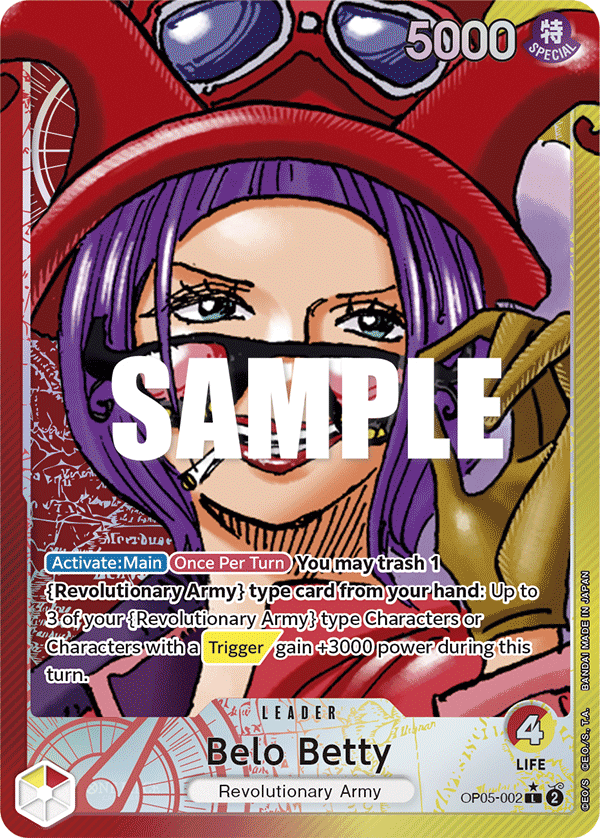 Belo Betty (002) (Alternate Art) OP05-002