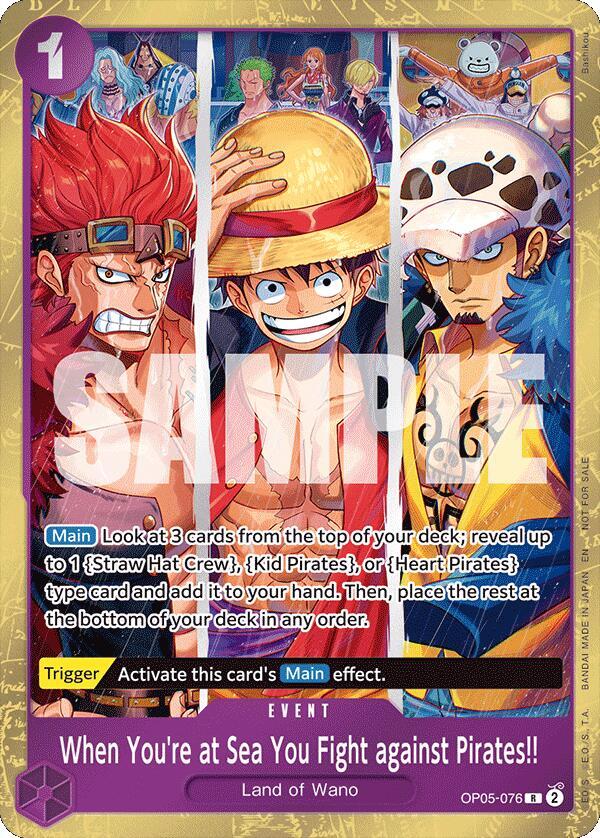 When You're at Sea You Fight against Pirates!! (2025 Pirates League Store Qualifier Winner) OP05-076