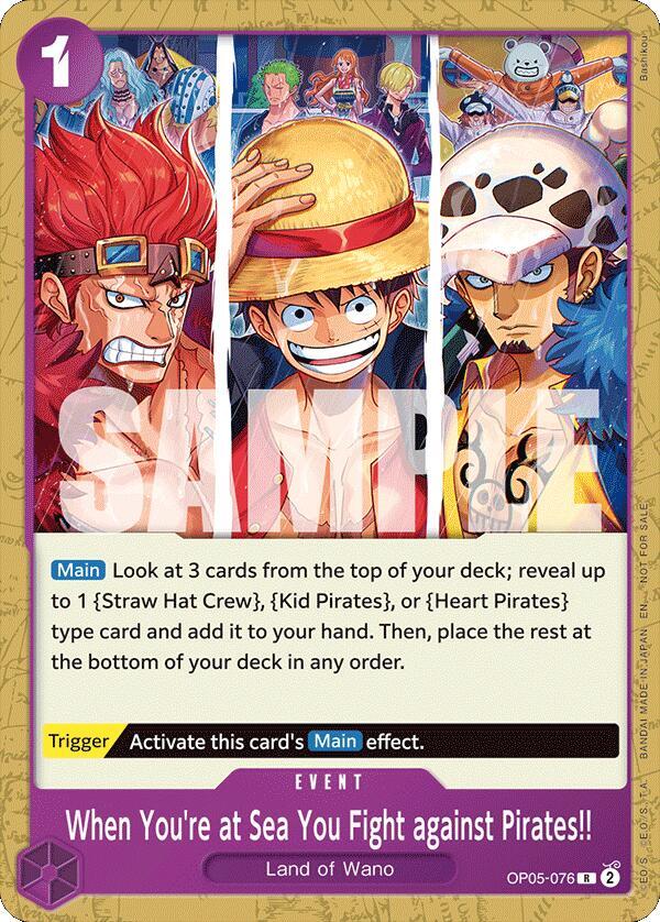 When You're at Sea You Fight against Pirates!! (2025 Pirates League Store Qualifier) OP05-076