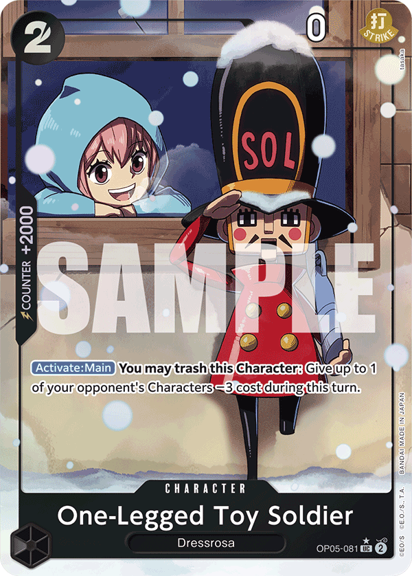 One-Legged Toy Soldier (Alternate Art) OP05-081