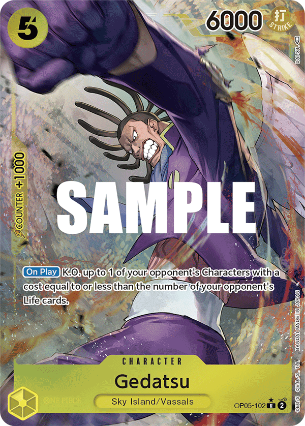 Gedatsu (Alternate Art) OP05-102
