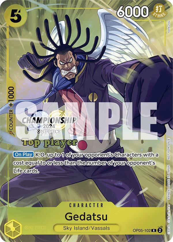 Gedatsu (Championship 2024 Top Player Pack) OP05-102