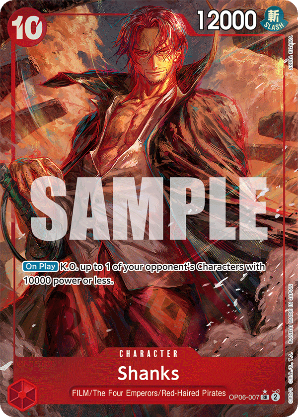 Shanks (Alternate Art) OP06-007