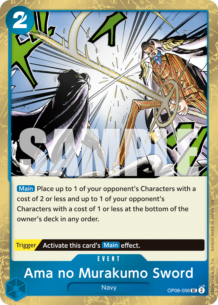Ama no Murakumo Sword (Pirate Foil) OP06-056