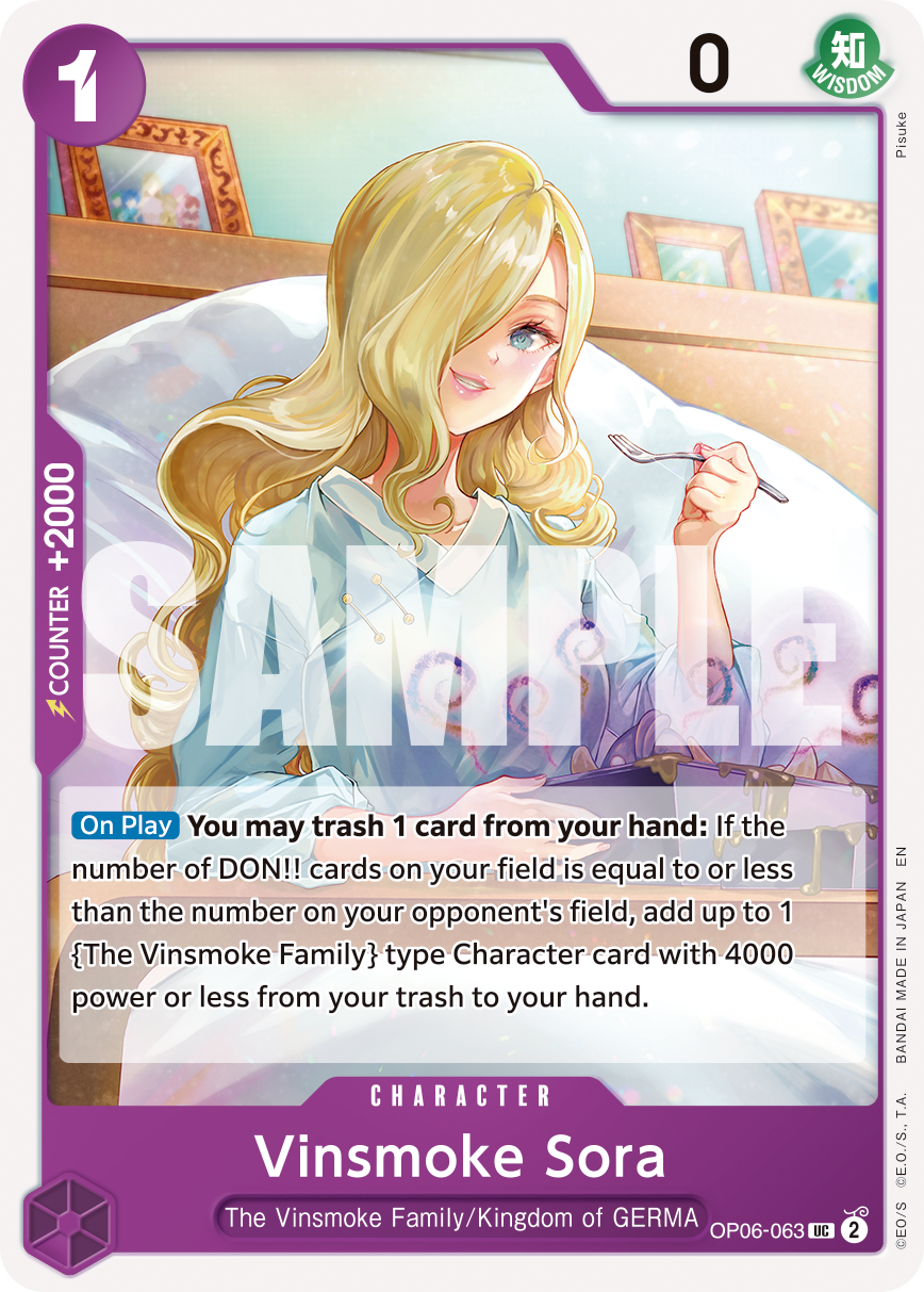 Vinsmoke Sora (Reprint) OP06-063