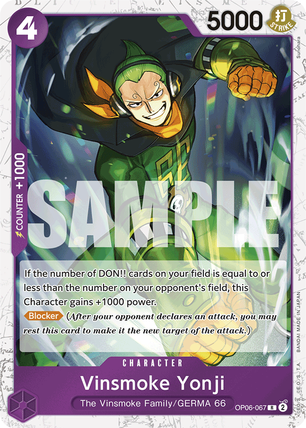 Vinsmoke Yonji (OP06-067) (Jolly Roger Foil) OP06-067
