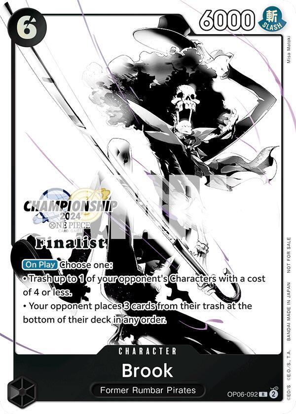 Brook (Championship 2024 Finalist Card Set Vol. 2) OP06-092