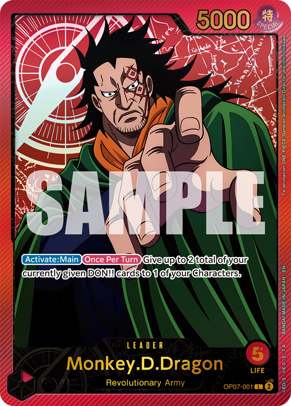 Monkey.D.Dragon (SPR) OP07-001