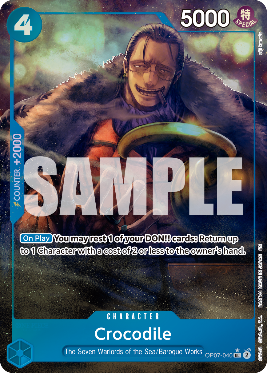 Crocodile - OP07-040 (Alternate Art) OP07-040