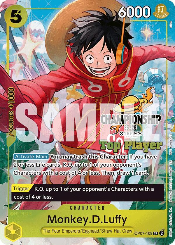 Monkey.D.Luffy (CS 25-26 Top Player Pack) OP07-109