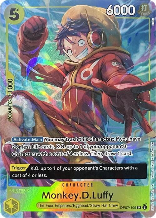 Monkey.D.Luffy (Illustration Box Vol.3) OP07-109