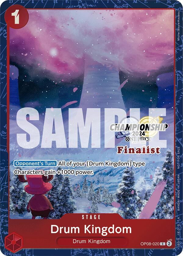 Drum Kingdom (Championship 2024 Finalist Card Set) OP08-020