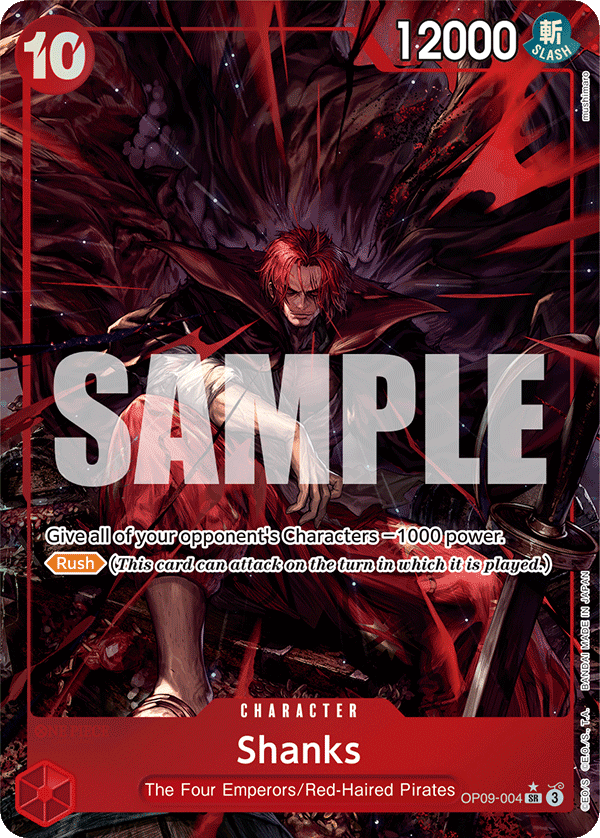 Shanks (004) (Alternate Art) OP09-004