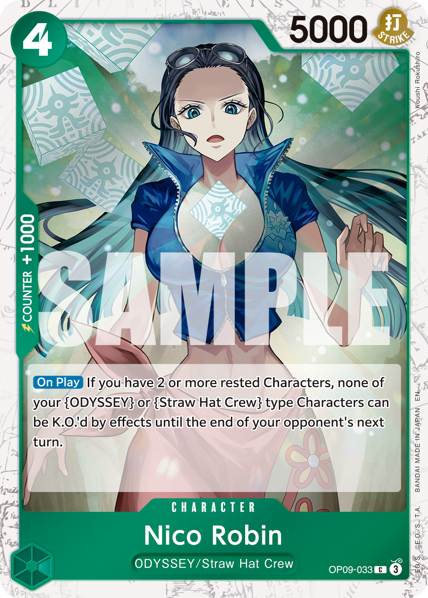 Nico Robin - OP09-033 (Pirate Foil) OP09-033