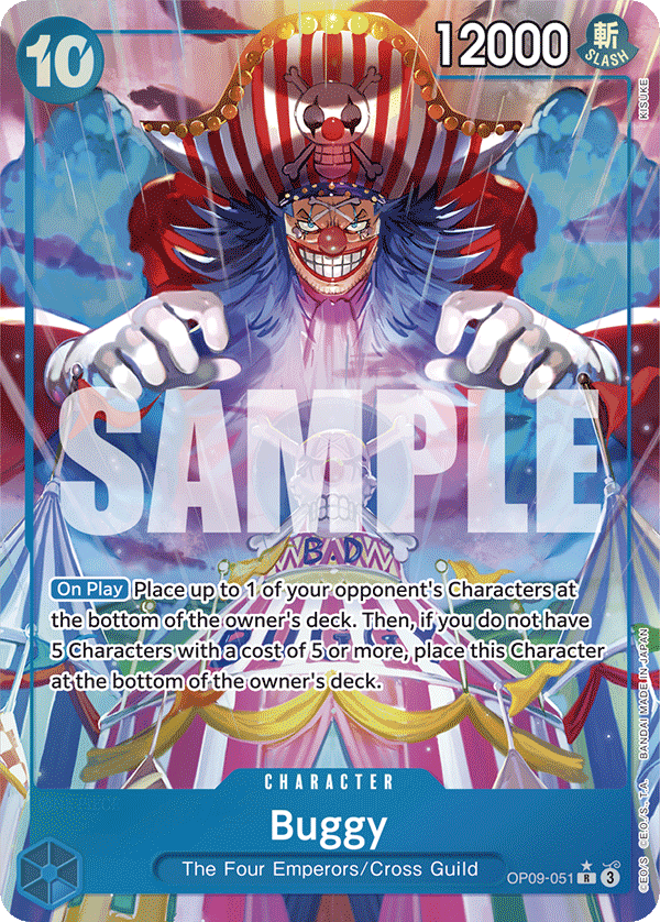 Buggy (051) (Alternate Art) OP09-051