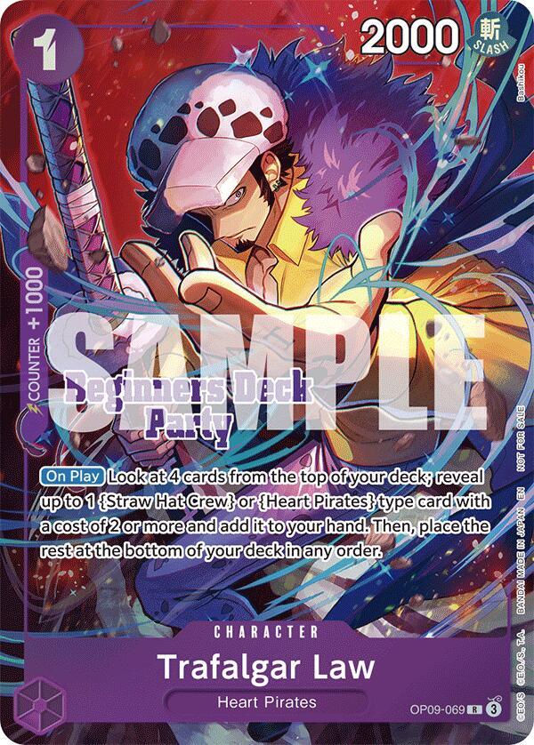 Trafalgar Law (Beginners Deck Party [ST-23] - [ST-28] Winner Pack) OP09-069