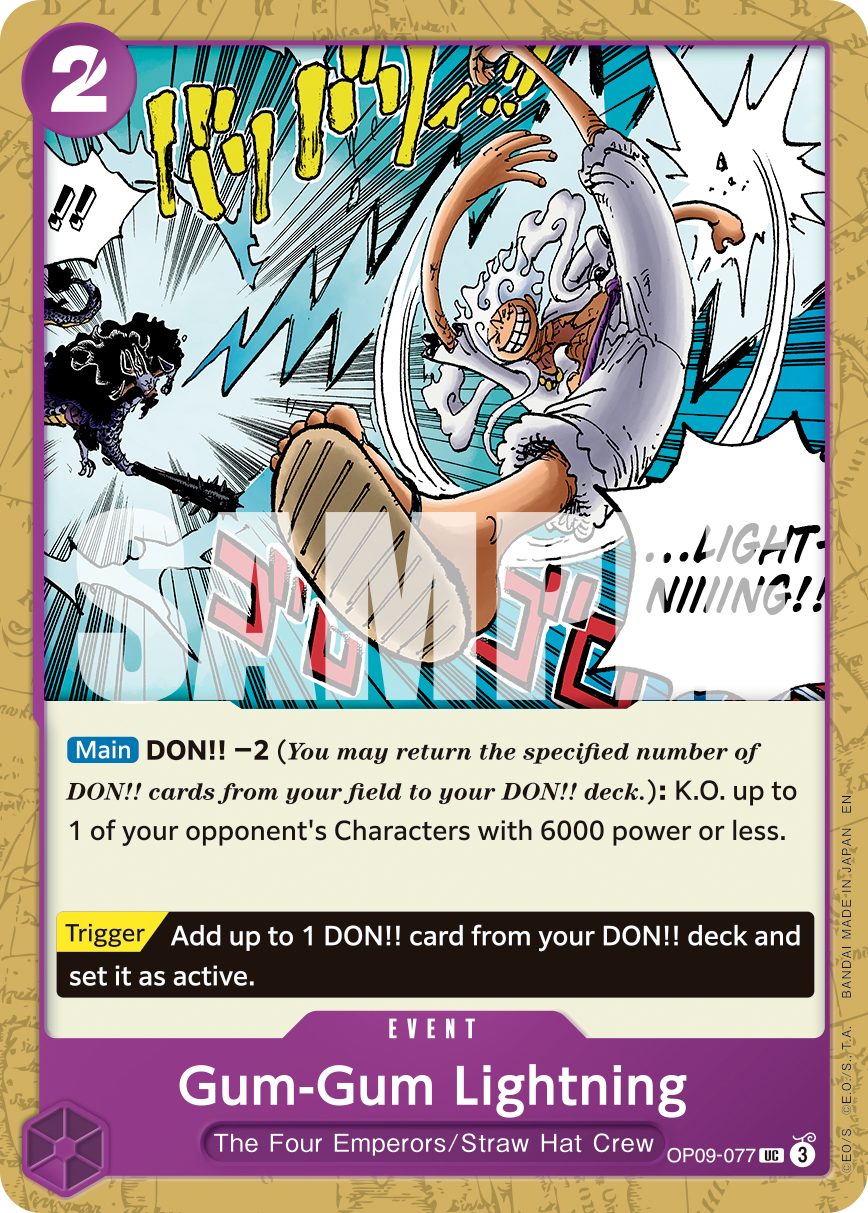 Gum-Gum Lightning (Reprint) OP09-077