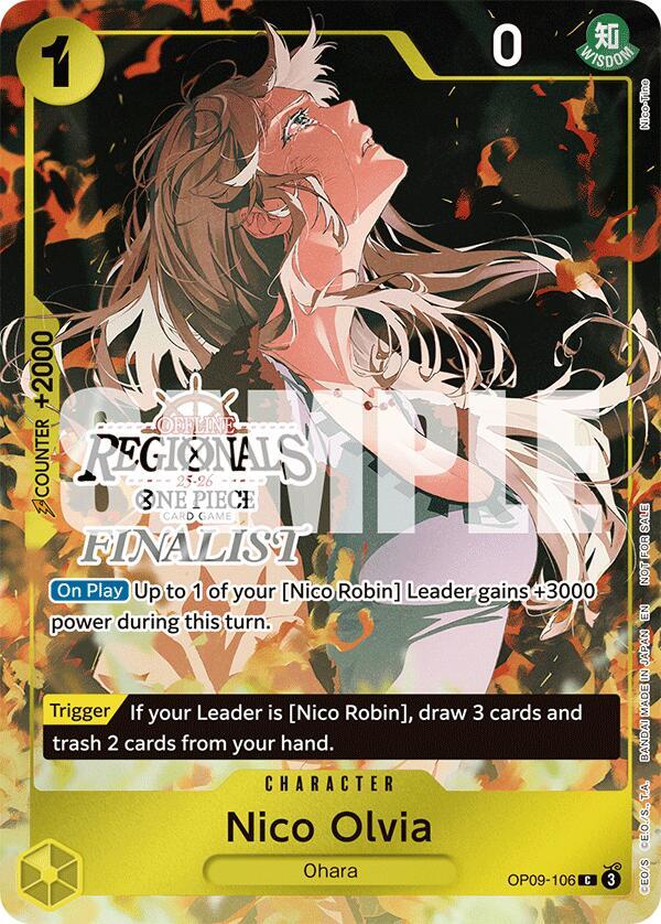 Nico Olvia (Offline Regional Finalist Card Set 2025 Vol.1) OP09-106