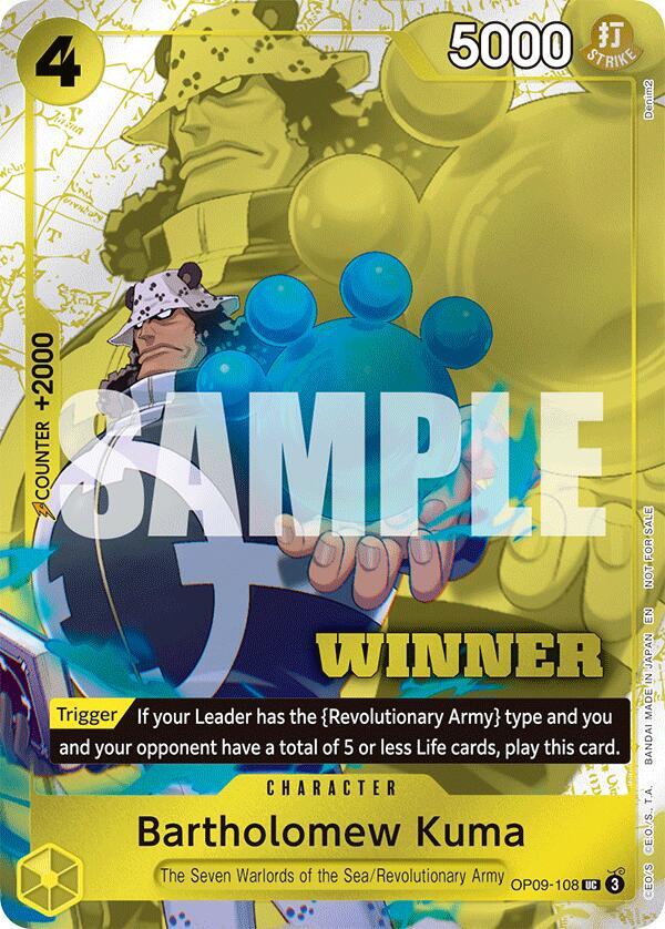 Bartholomew Kuma (Winner Pack 2025 Vol. 4) OP09-108