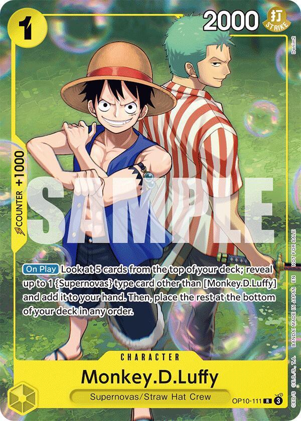Monkey.D.Luffy (Learn Together Deck Set - Set Sail Event) OP10-111