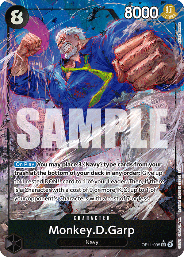 Monkey.D.Garp (Alternate Art) OP11-095