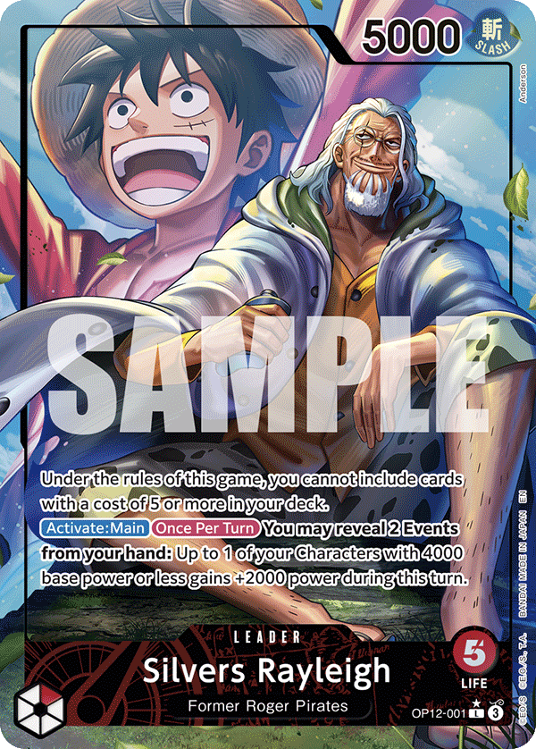 Silvers Rayleigh (Alternate Art) OP12-001