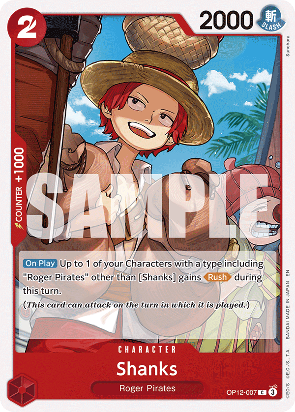 Shanks (007) OP12-007