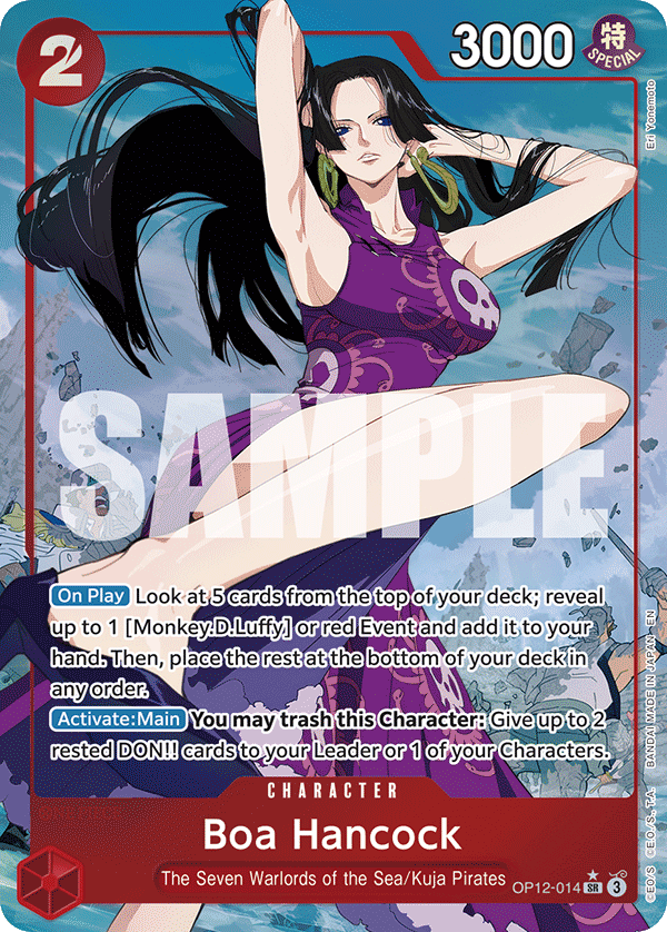 Boa Hancock (Alternate Art) OP12-014