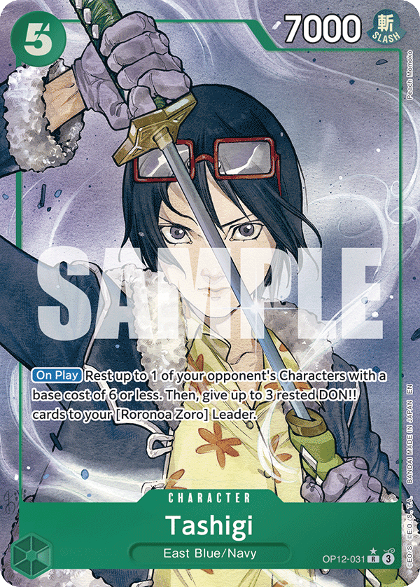 Tashigi (Alternate Art) OP12-031