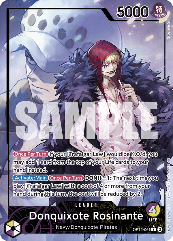 Donquixote Rosinante (061) (Alternate Art) OP12-061
