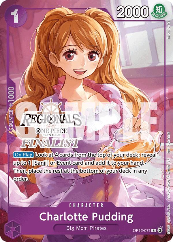 Charlotte Pudding (Regionals Finalist Card Set 26-27) OP12-071