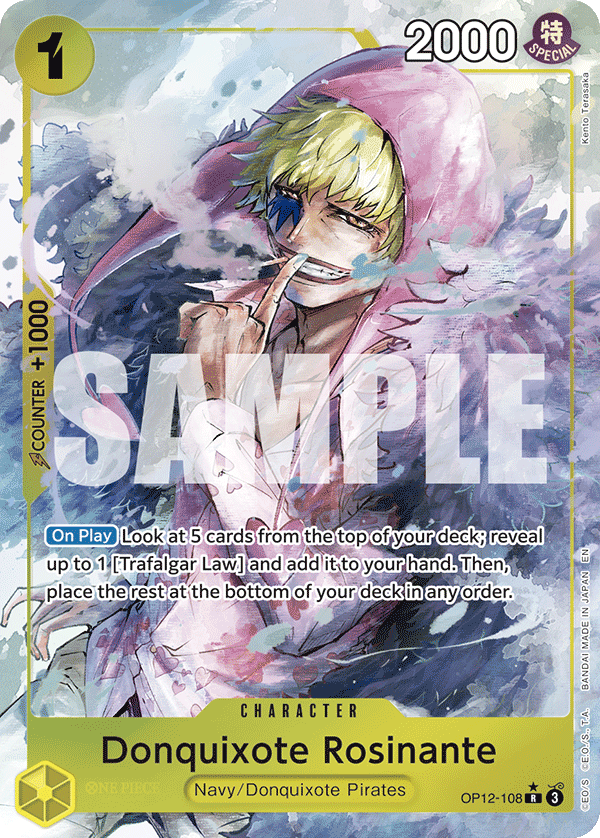Donquixote Rosinante (108) (Alternate Art) OP12-108